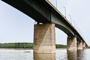 Road bridge between Giurgeni and Vadu Oii