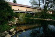Beuron, wooden bridge