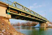 Taksony, Taksony Vezér Bridge on the Ráckeve Danube-arm