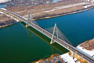 The Megyer Bridge of highway M0